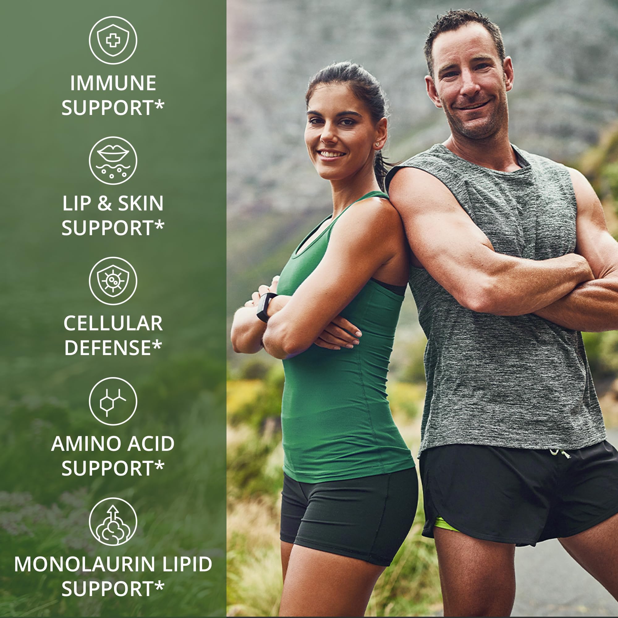 Peak Performance donation graphic — highlights 1-for-1 impact.
