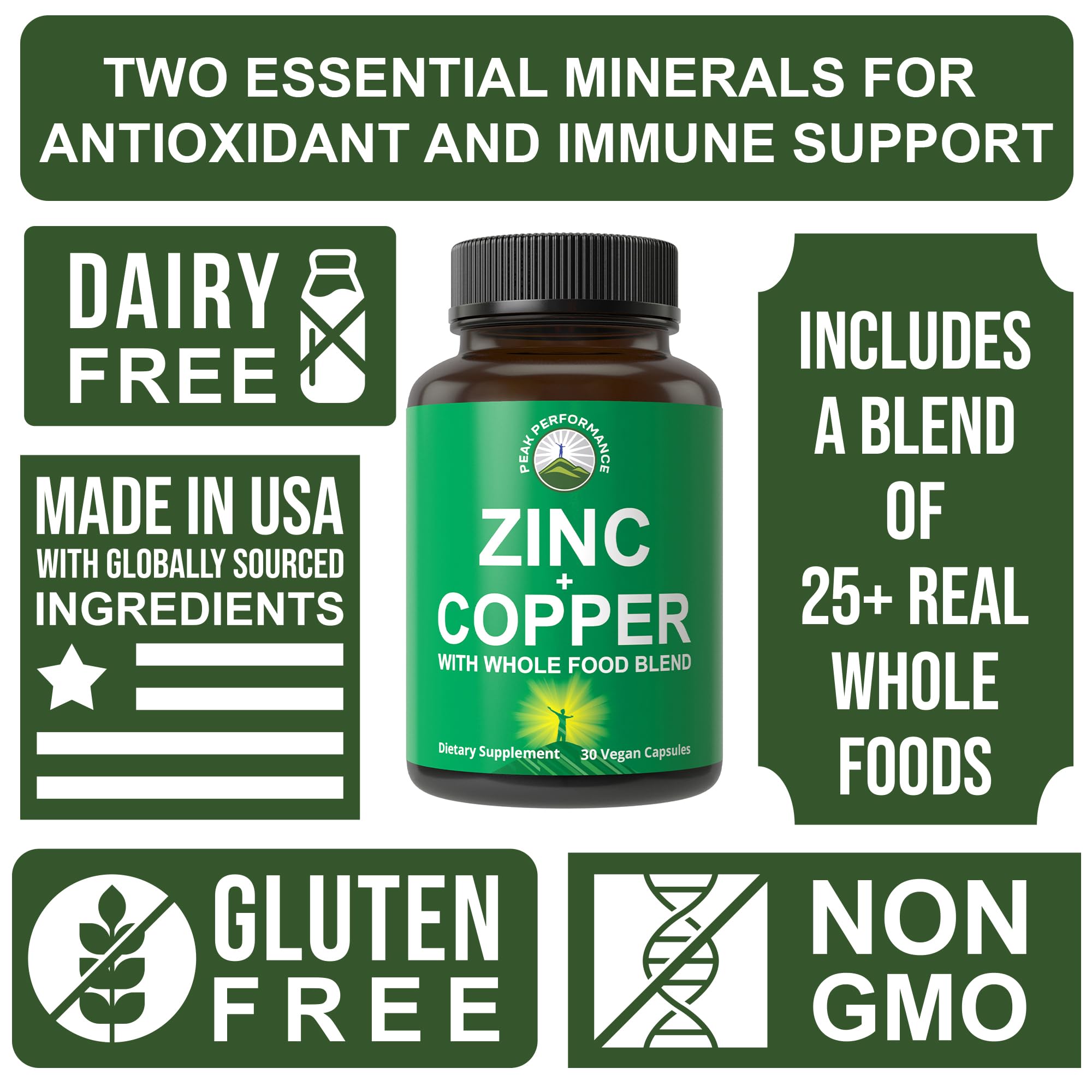 Product label view showcasing vegan, gluten-free formulation and clean ingredients