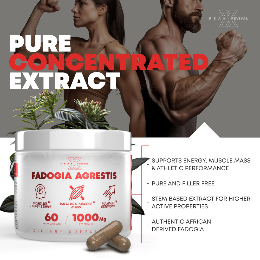 Peak Revival-X product beside a weightlifter for training-oriented benefits