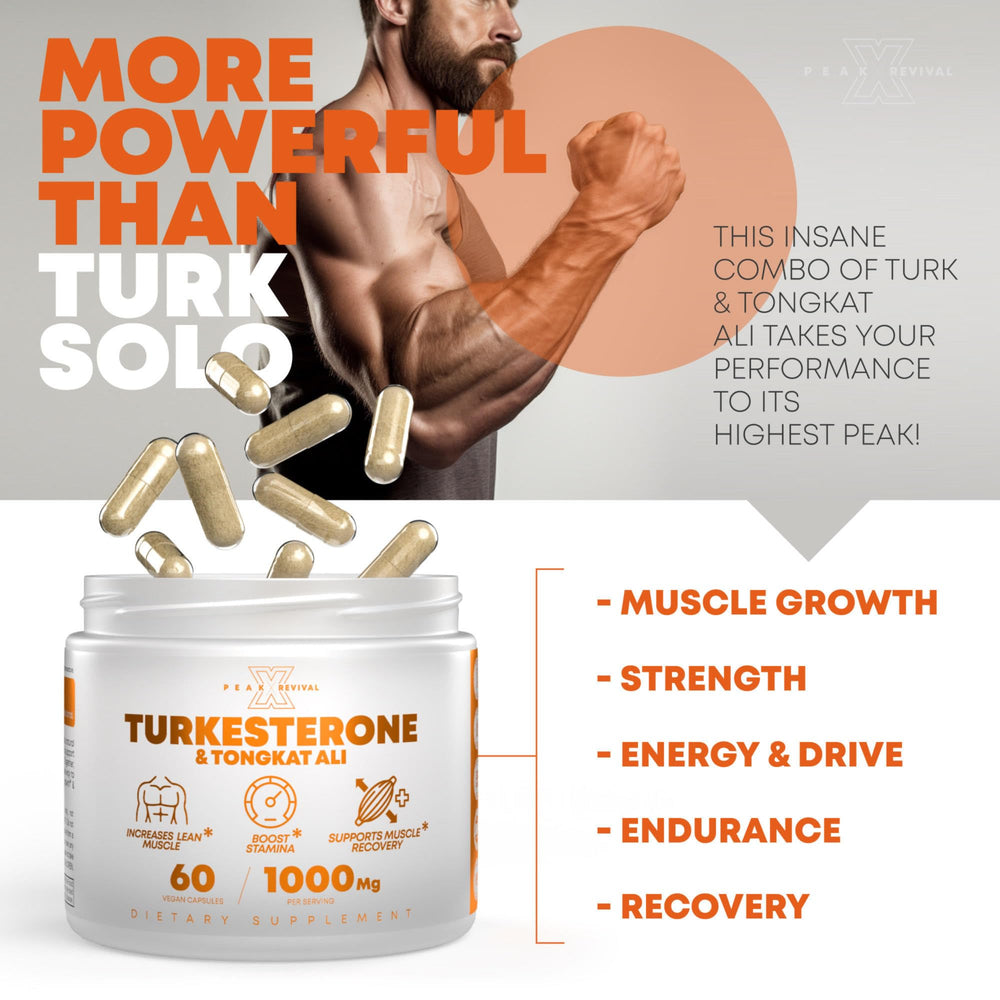 Post-workout recovery moment with Peak Revival-X supporting muscle repair.