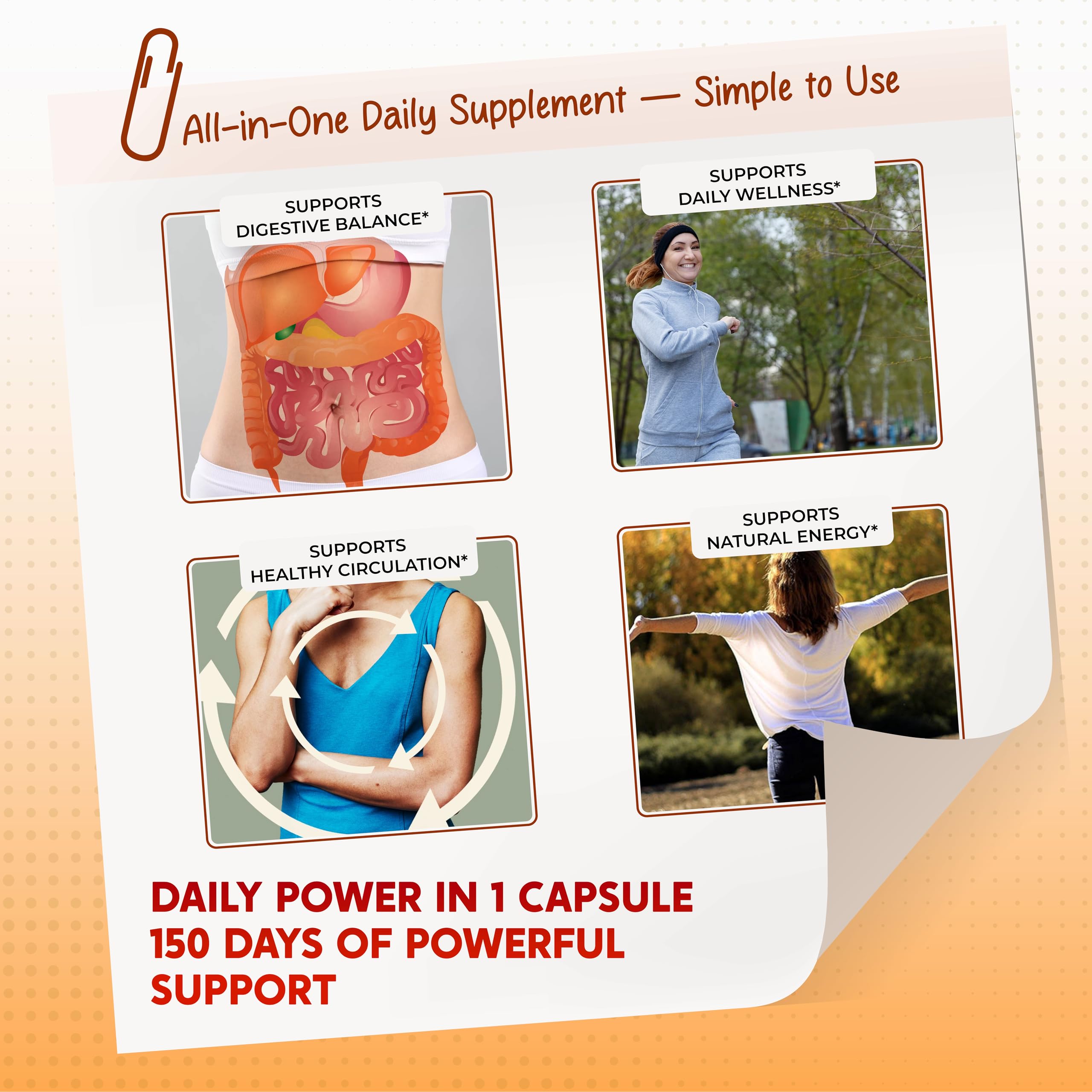 PeakPury cinnamon ingredient label emphasizing gluten-free capsule option