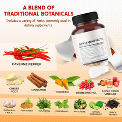 PeakPury odorless garlic digestive blend packaging highlighting plant-based formula