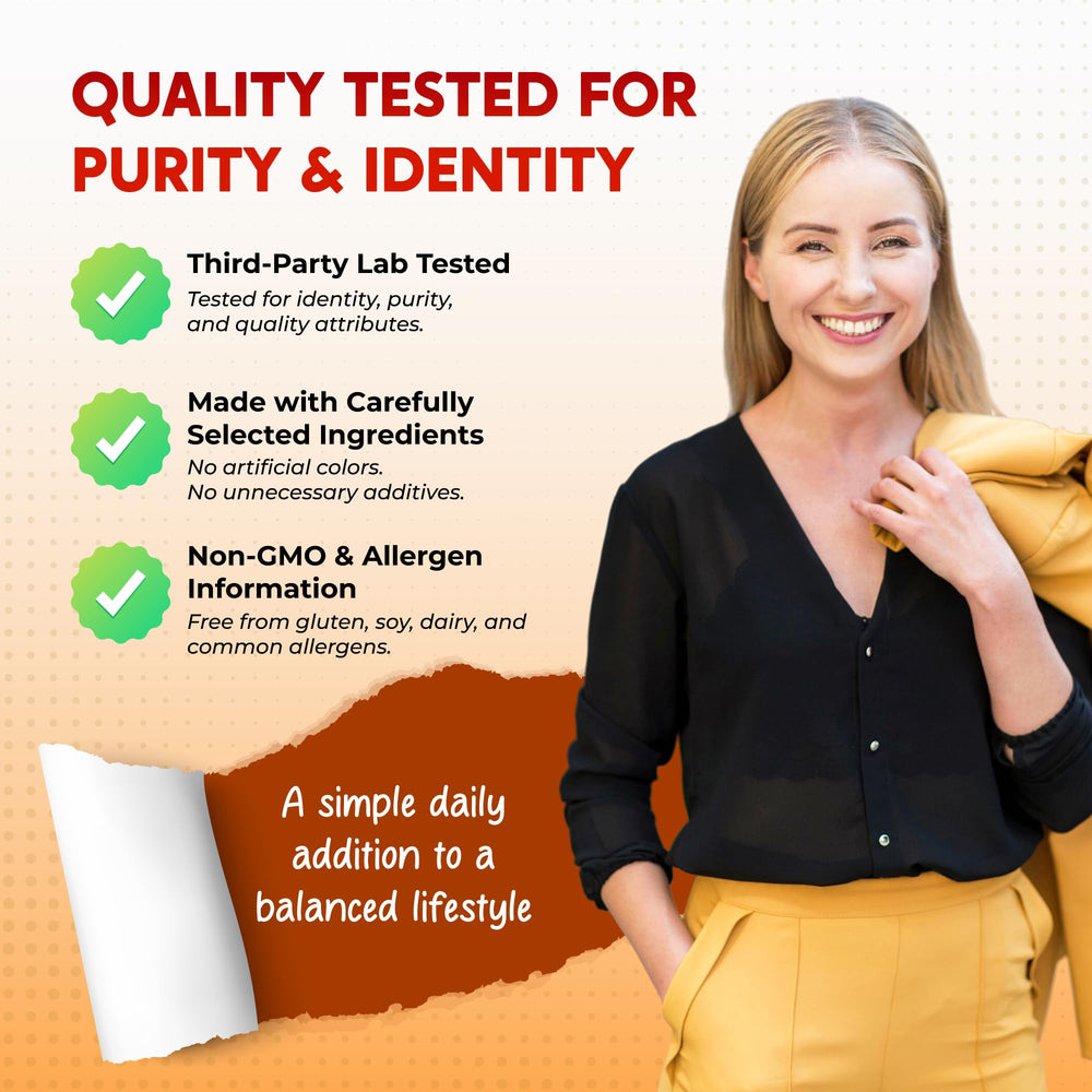 PeakPury turmeric powder and black pepper pairing enhances ingredient absorption.