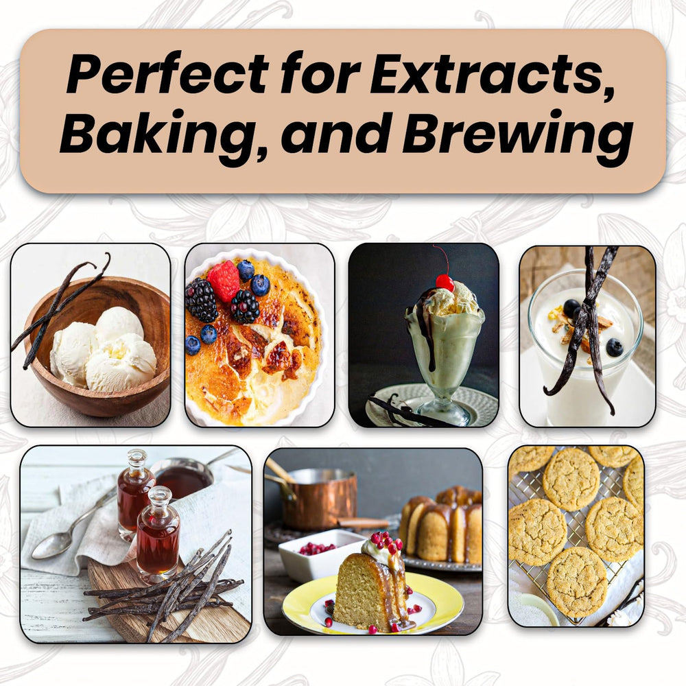 Pearl Organic Vanilla beans gift pack for culinary enthusiasts