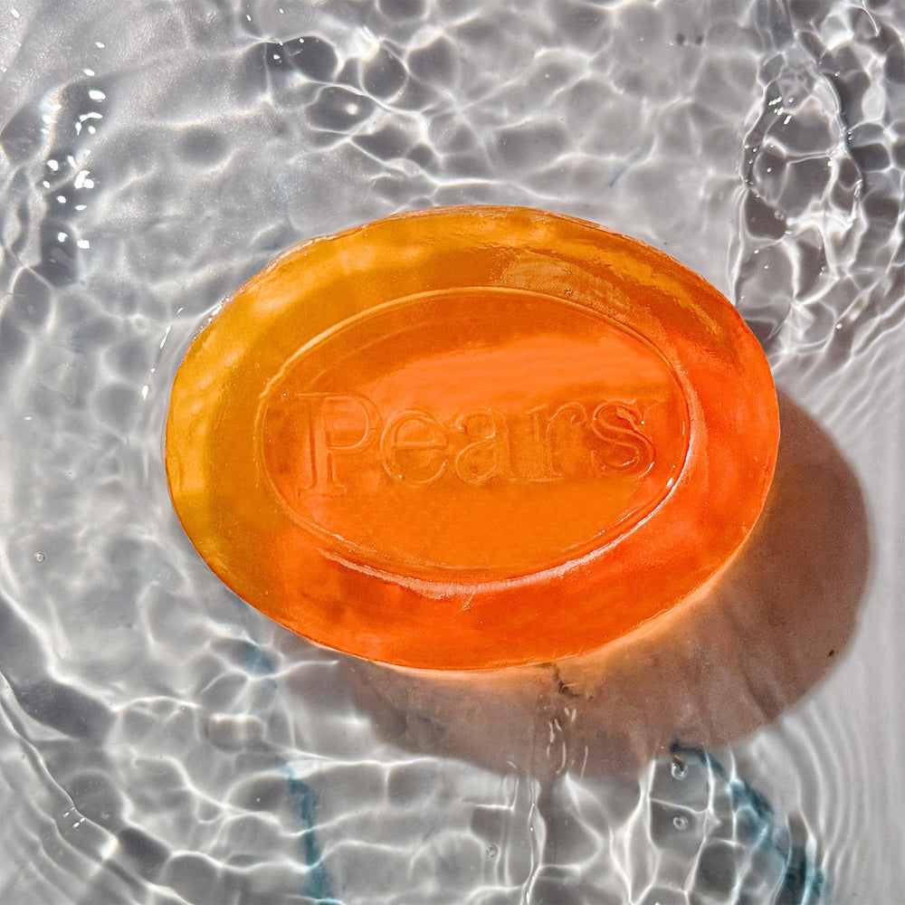 Pears soap with natural oils; nourishes skin during cleansing.
