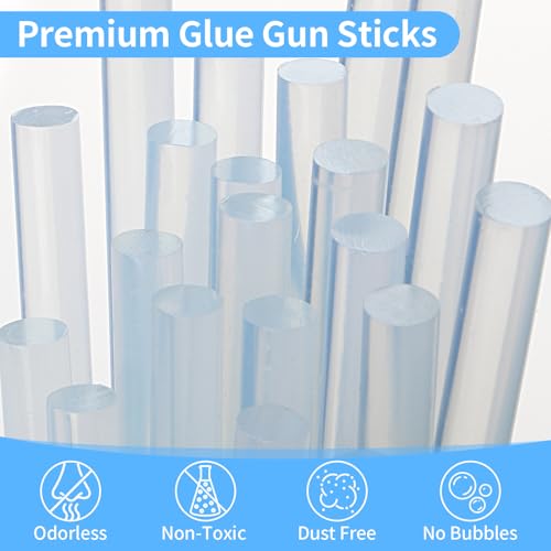 PEASUG hot melt glue sticks melting smoothly to demonstrate even flow