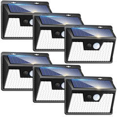 Peasur solar lights front door illuminate entry with motion-activated glow