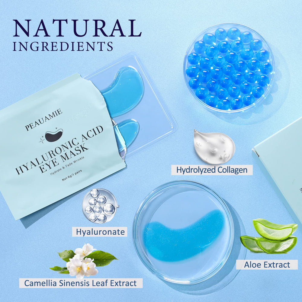 Peauamie collagen and aloe vera visual emphasizes soothing moisture.