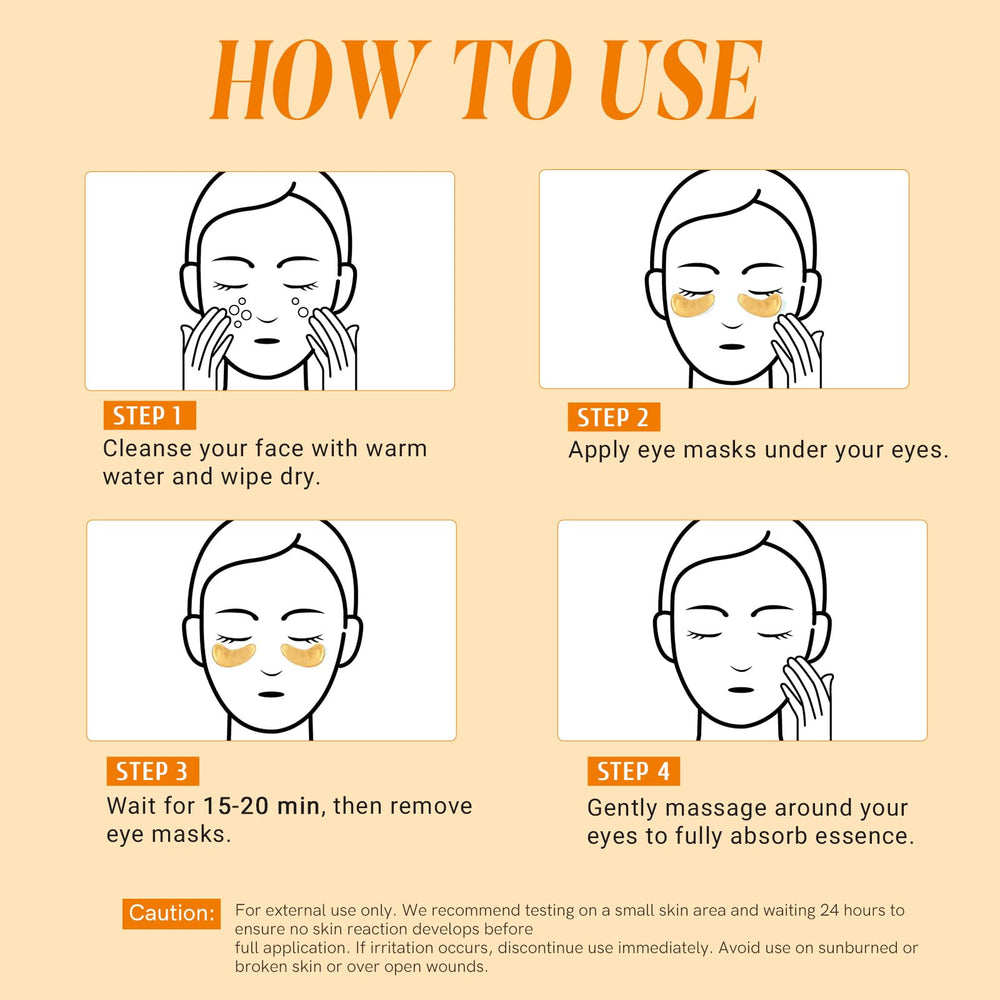 Peauamie eye patch application under the eyes shows a simple self-care routine.