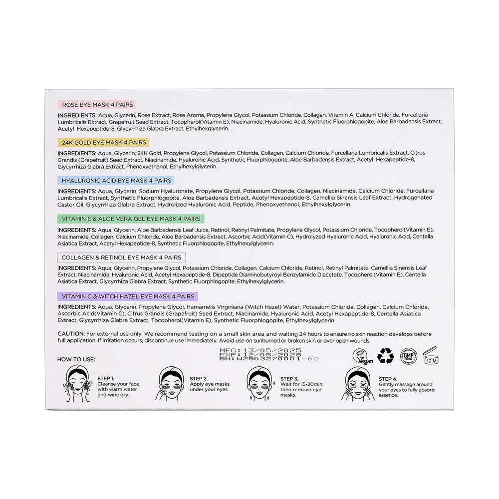 Peauamie gift ready eye patches ideal for gifting and self care moments.