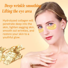Peauamie hyaluronic acid eye patches provide deep hydration for smoother skin.