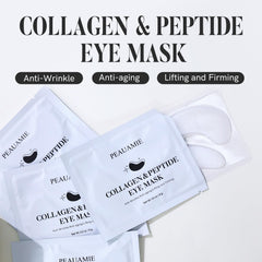 PEAUAMIE peptide eye mask application provides instant relaxation and hydration.
