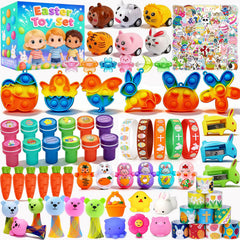 Pebatoor Easter fillers assortment in a box for exciting egg hunts and prizes