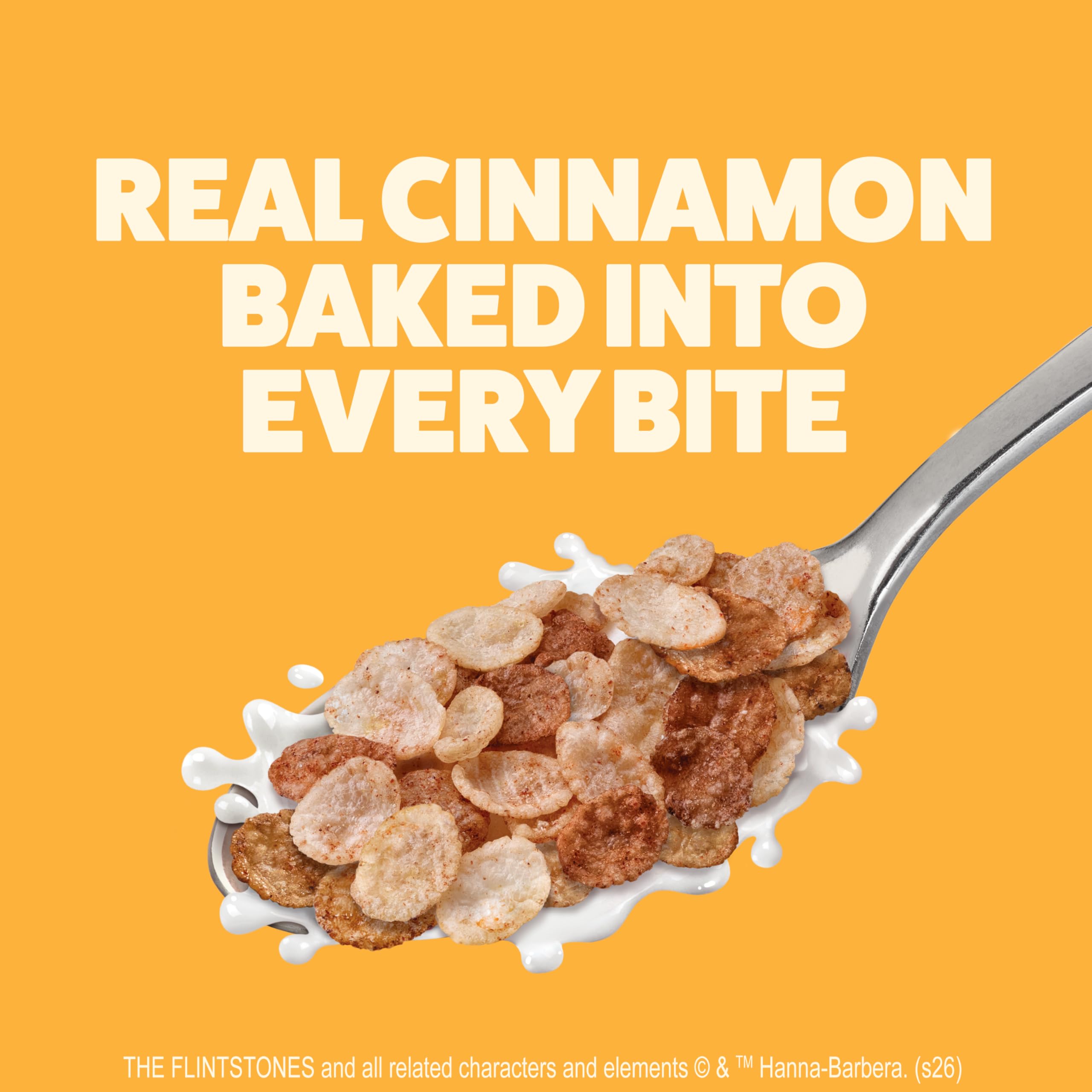 Milk and Cinnamon PEBBLES create a creamy, flavorful bite on the table.