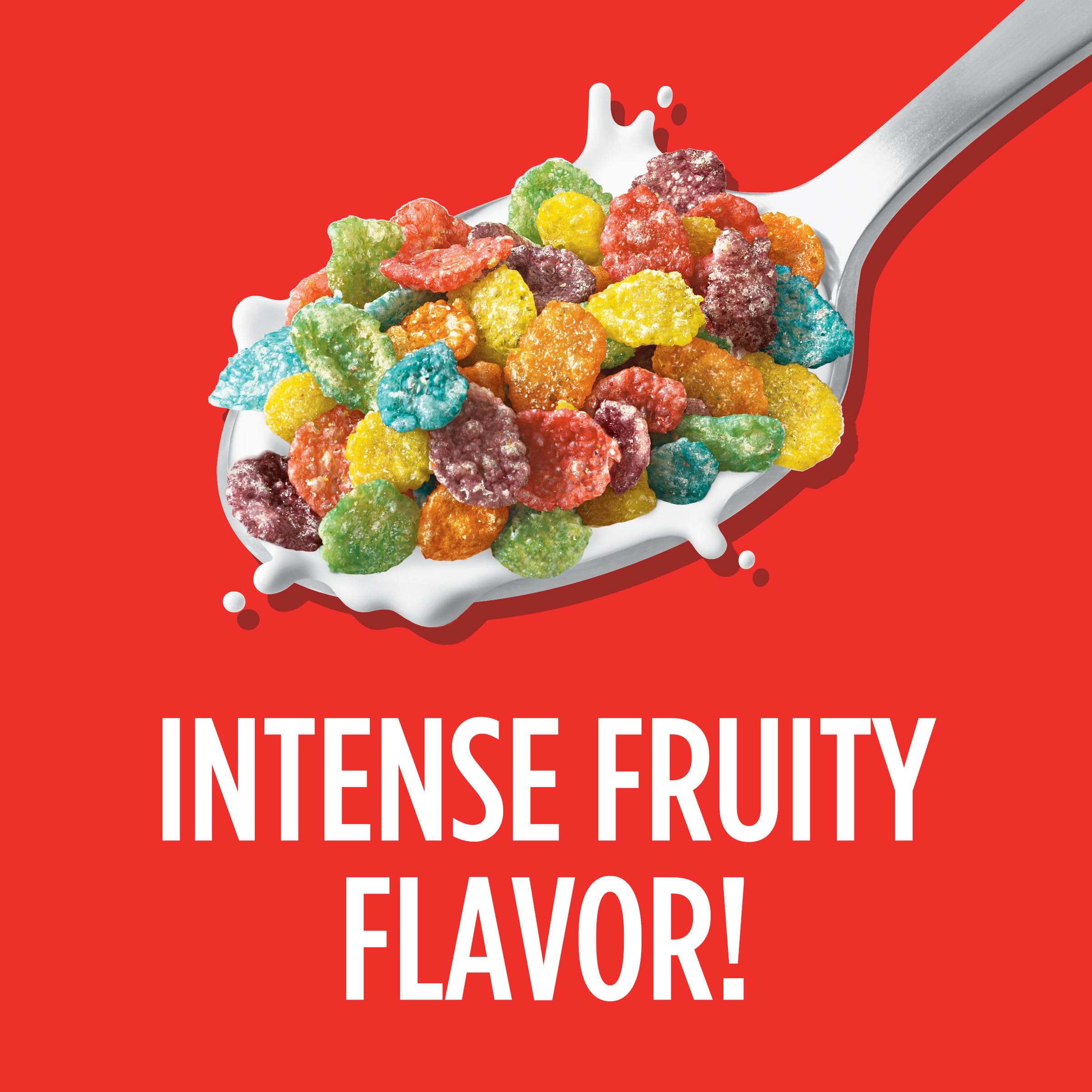 Dry snack Fruity PEBBLES ready for on-the-go.