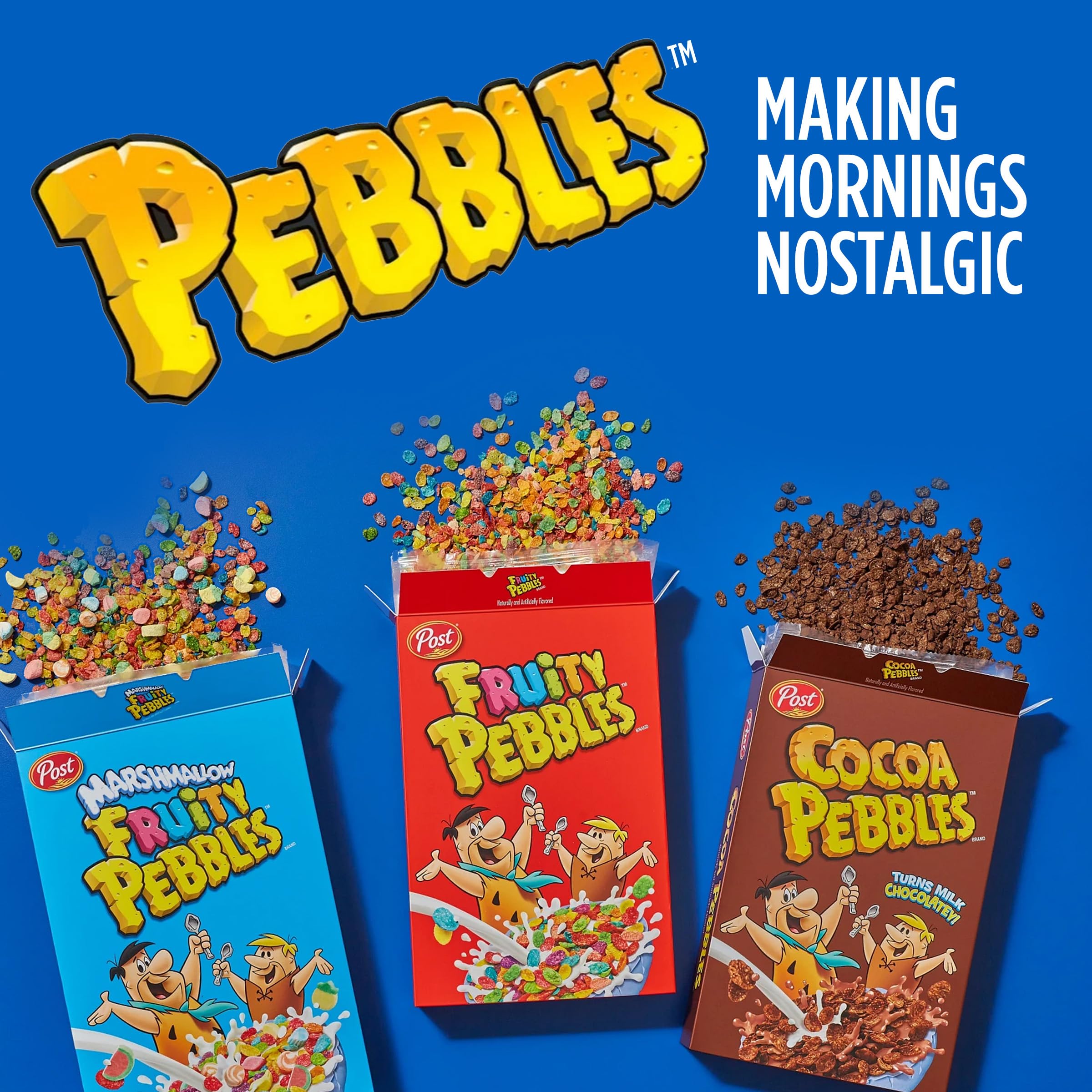 Kid-friendly Pebbles breakfast image suggesting imaginative morning routines.
