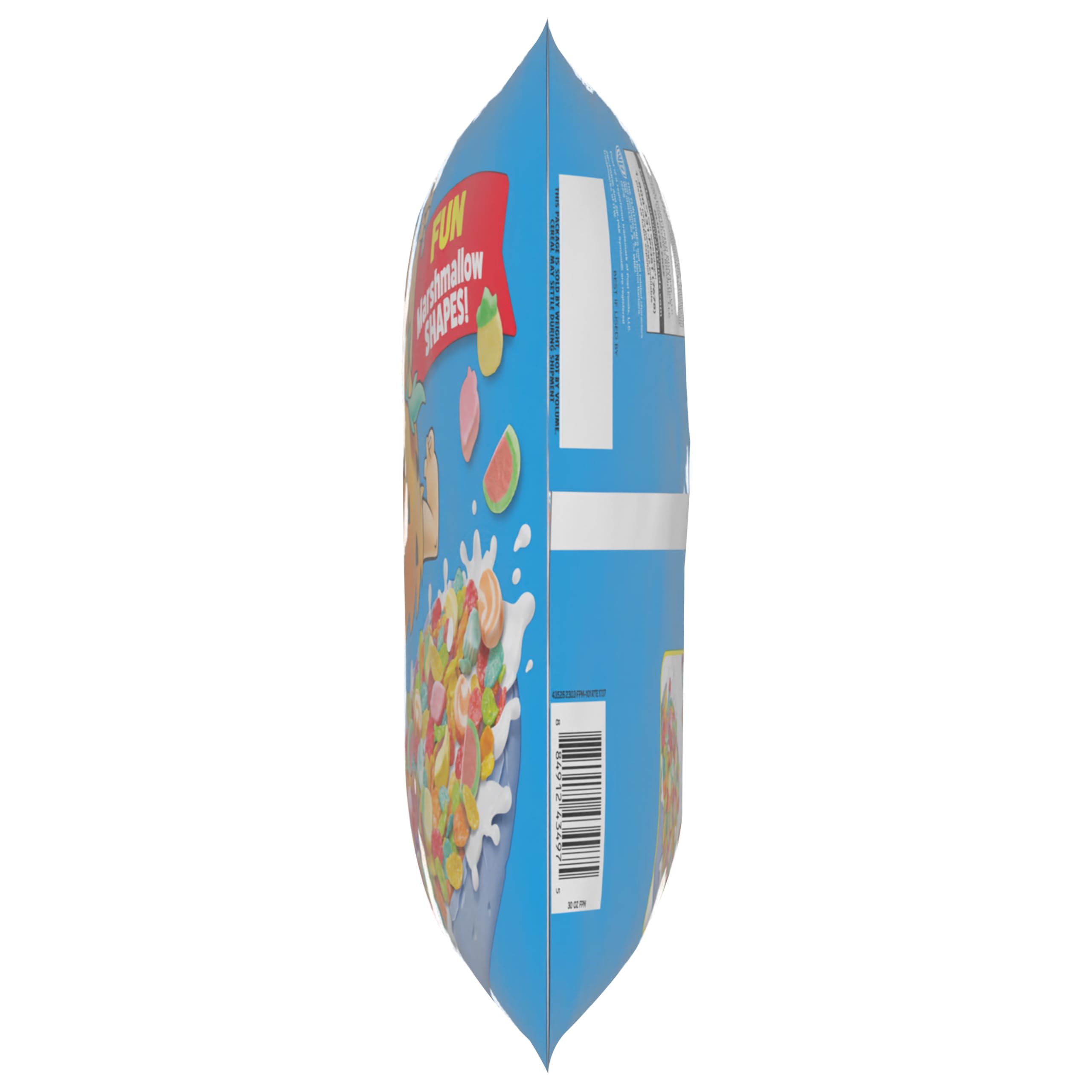 Serving ideas layout for Pebbles cereal, highlighting versatile uses.