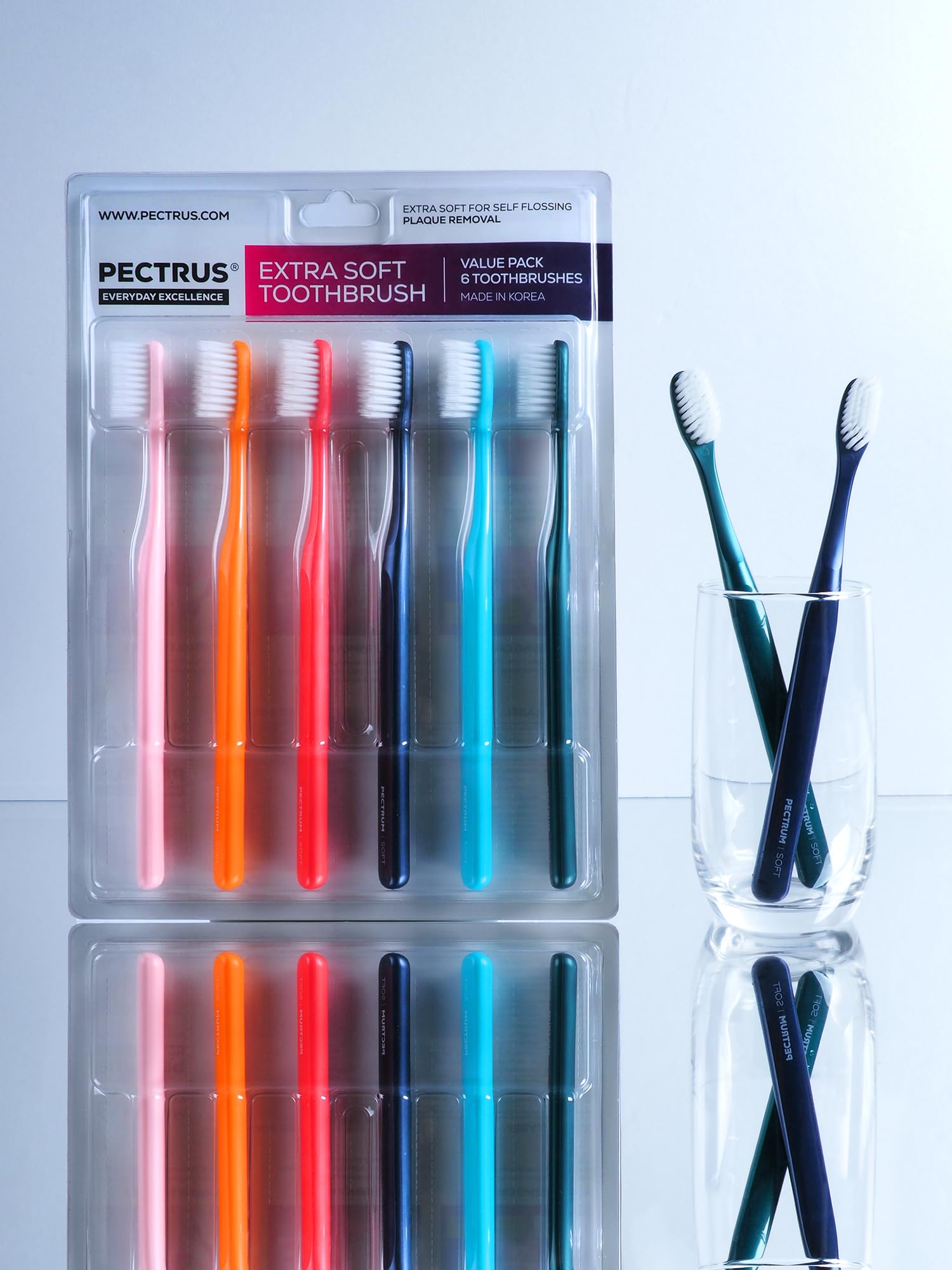 PECTRUS assorted-colors-display highlights gift-worthy packaging for daily care