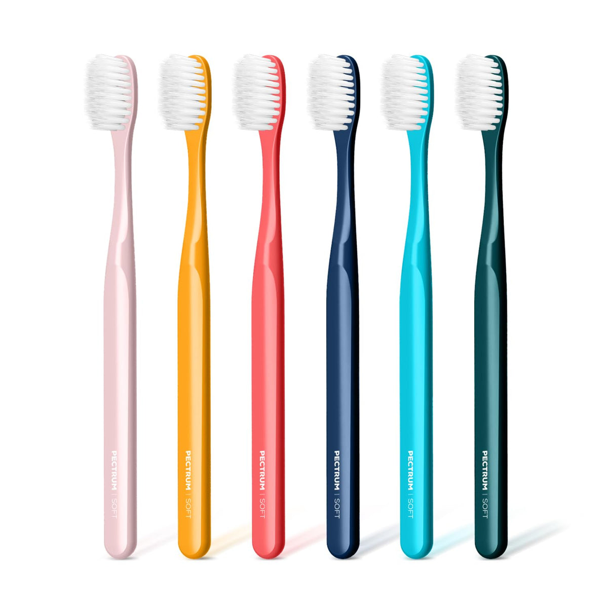 PECTRUS Extra Soft toothbrush pack close-up shows gentle bristles for sensitive teeth