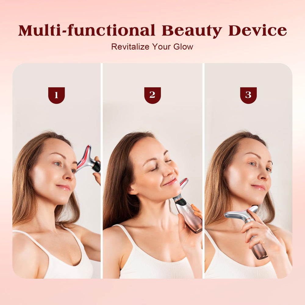 Pedete facial massager with purple light 400nm for gentle rejuvenation
