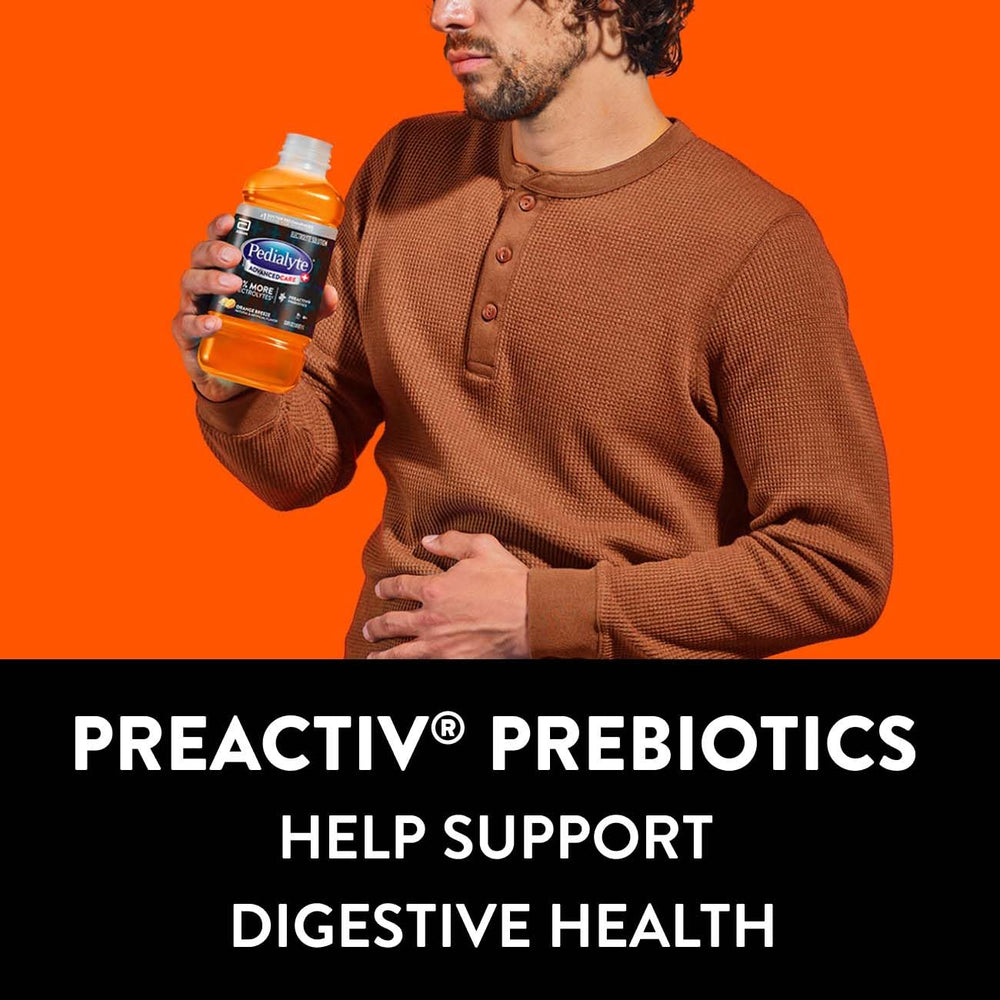 Pedialyte AdvancedCare Plus nutrition label shows sodium content