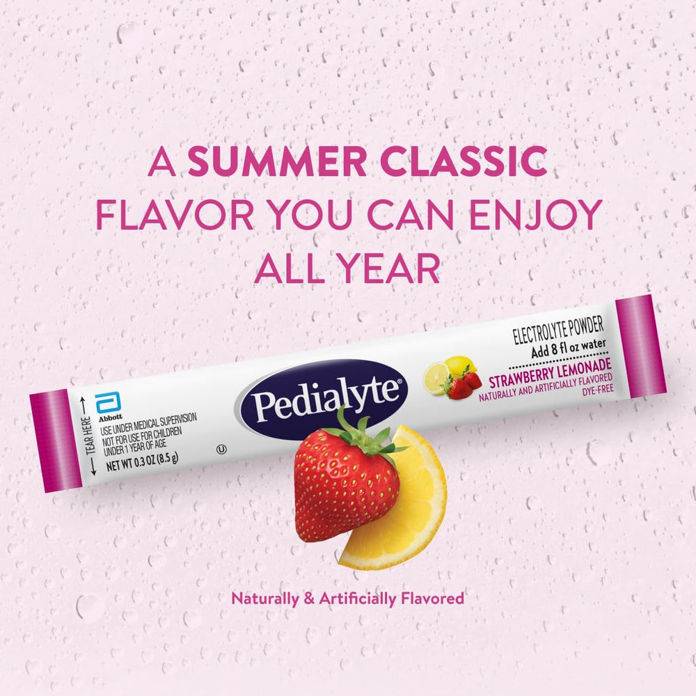 Pedialyte hydration bottle handy for family use.