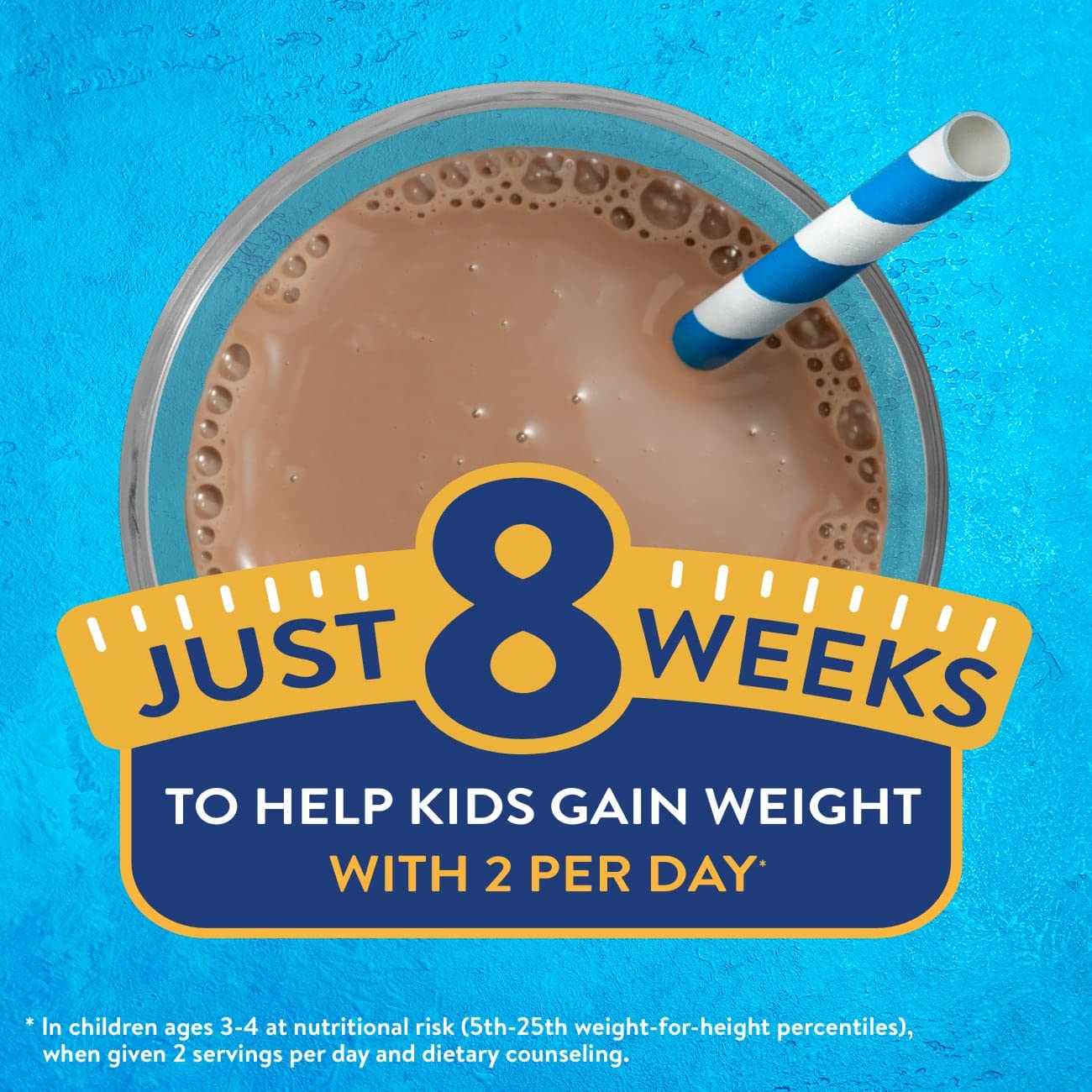 PediaSure Grow & Gain kid drinking shake demonstrates convenient nutrition