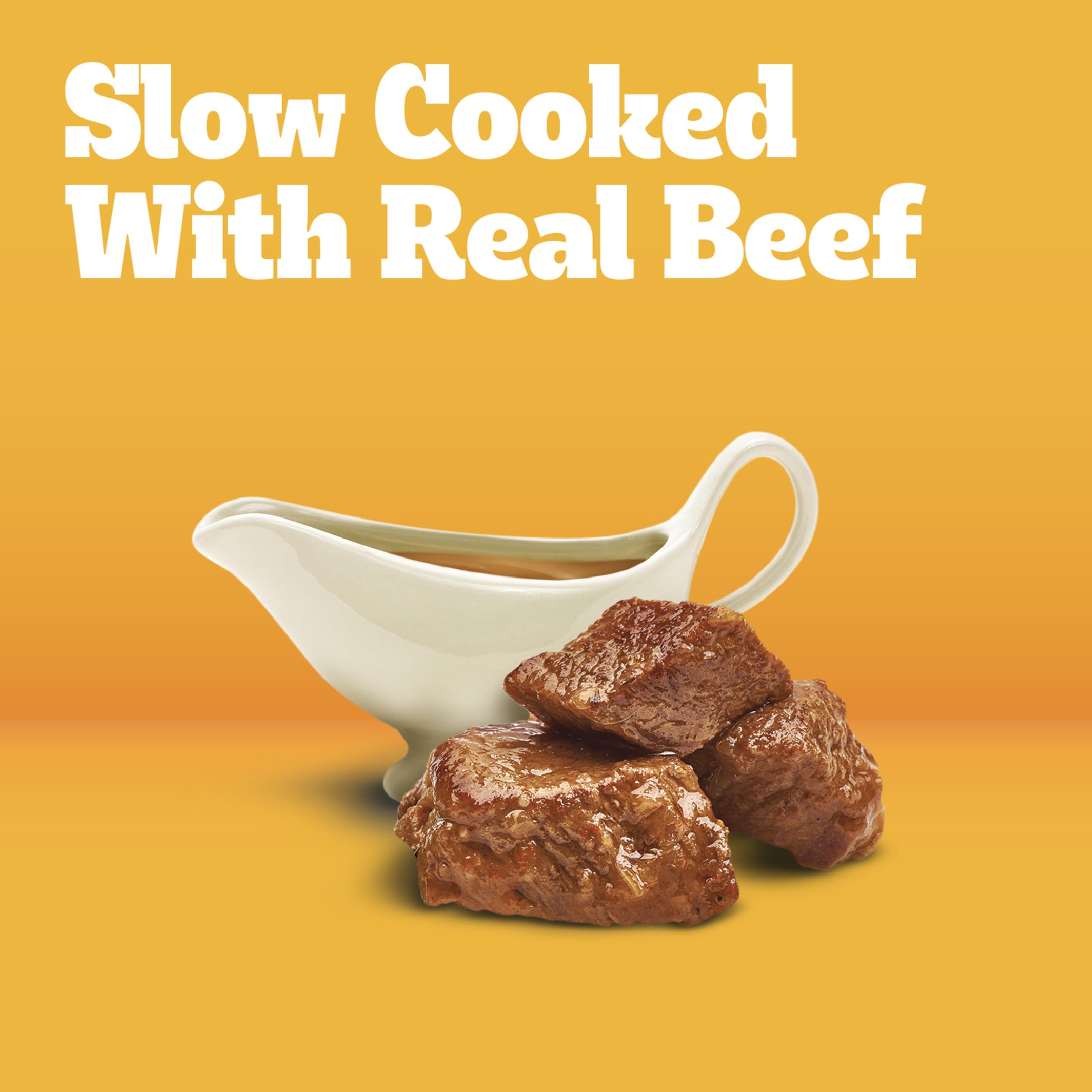 Pedigree Choice Cuts in Gravy Filet Mignon pouch featuring premium beef taste