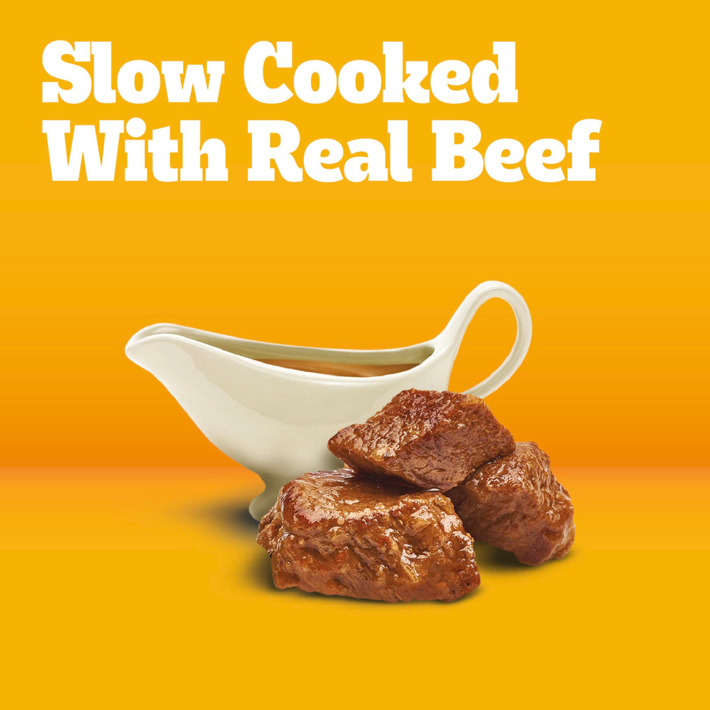 Pedigree Choice Cuts in Gravy Filet Mignon pouch featuring premium beef taste