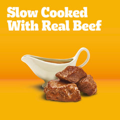 Pedigree Choice Cuts in Gravy Filet Mignon pouch featuring premium beef taste