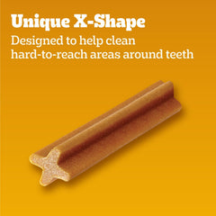 Pedigree Dentastix small dog fresh chews help maintain breath freshness.