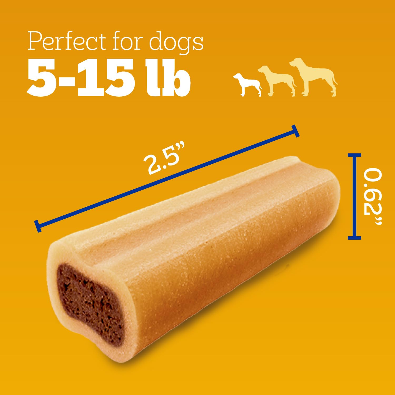 Pedigree Mini Jumbone backed by Waltham Science for quality snacks.