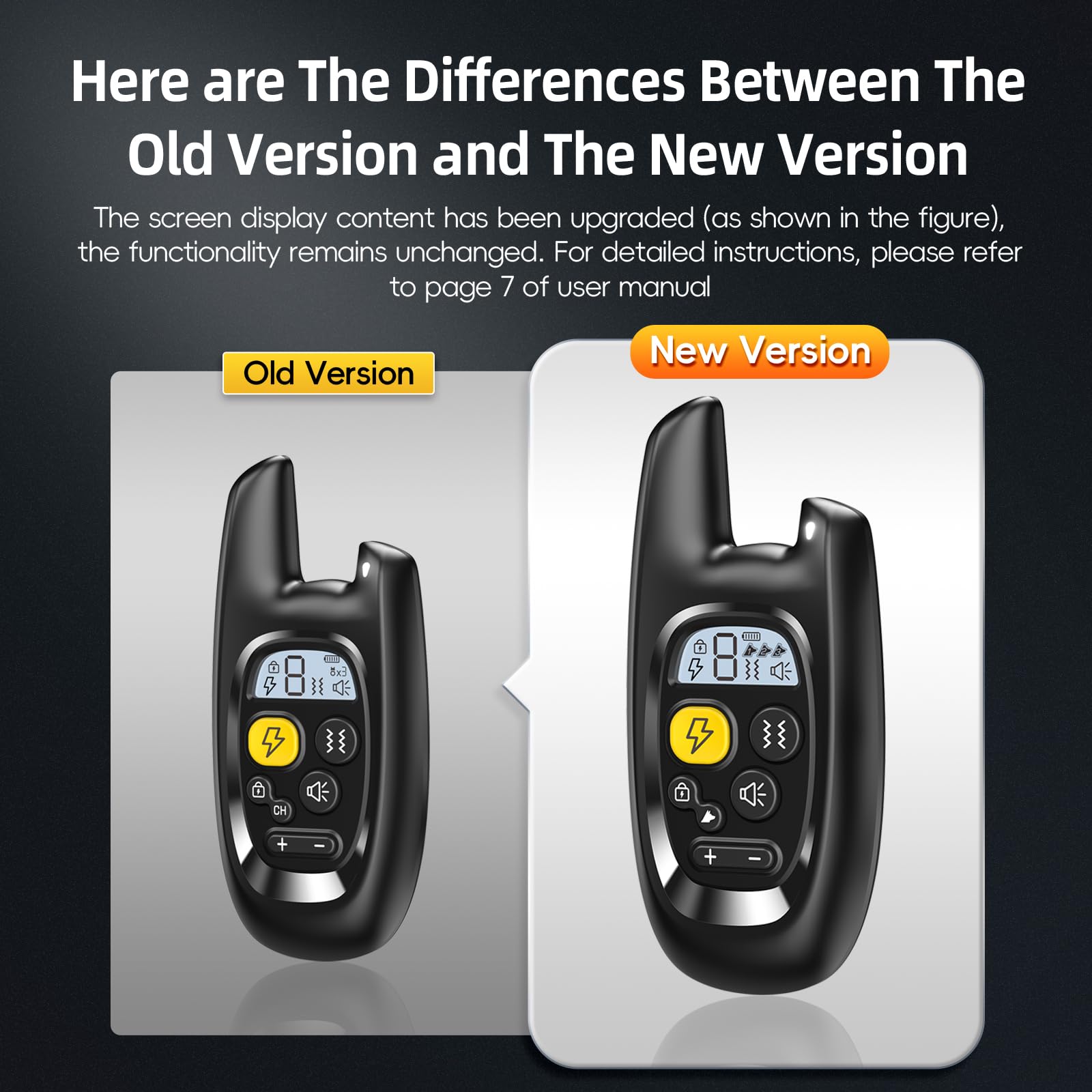 Pedono remote battery life indicator emphasizing long standby power.