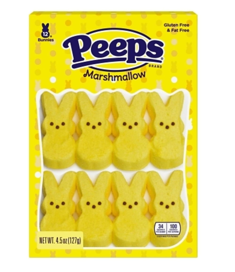 Peeps Bunnies Easter basket display adds playful shapes