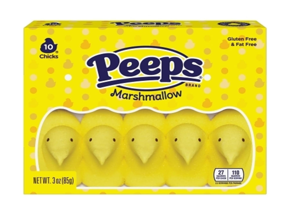 Peeps Chicks sugar coating detail on colorful chicks