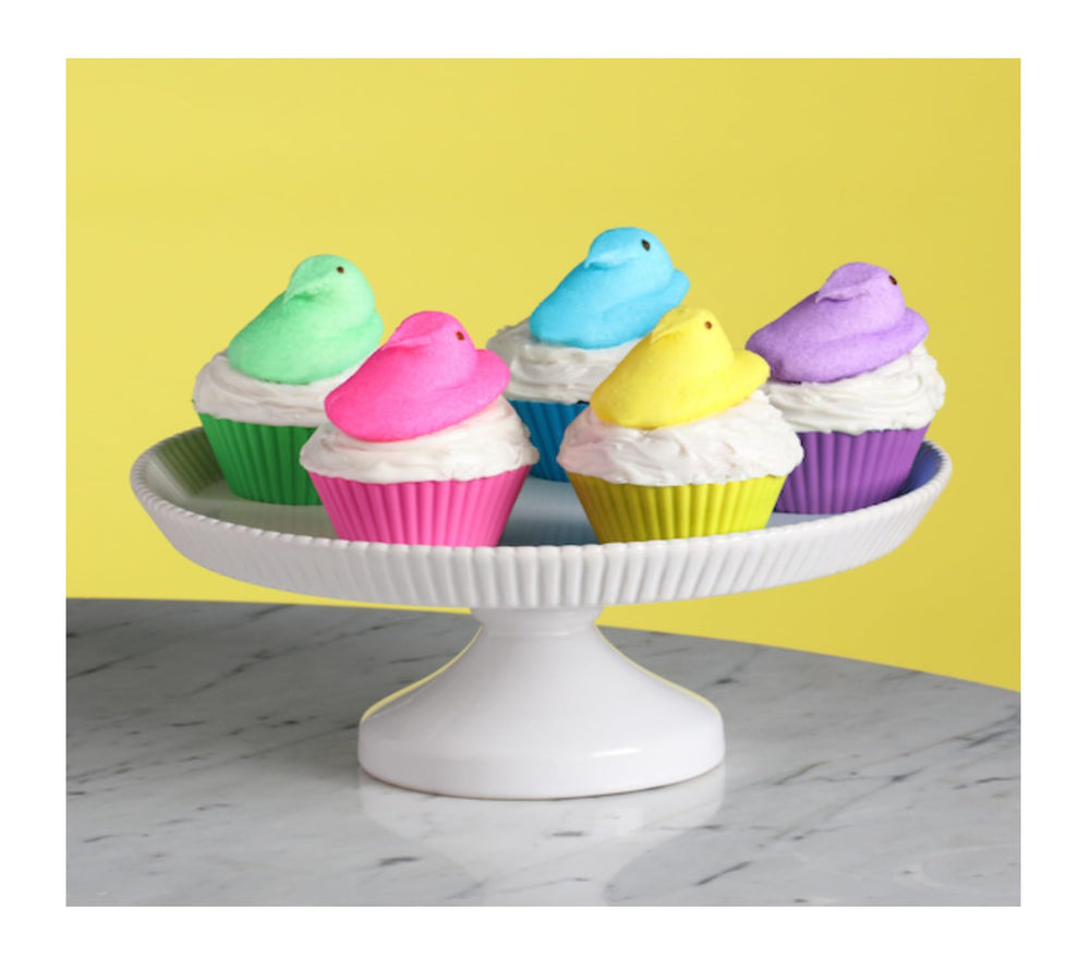 Peeps Chicks lavender box for pastel desserts and gifting