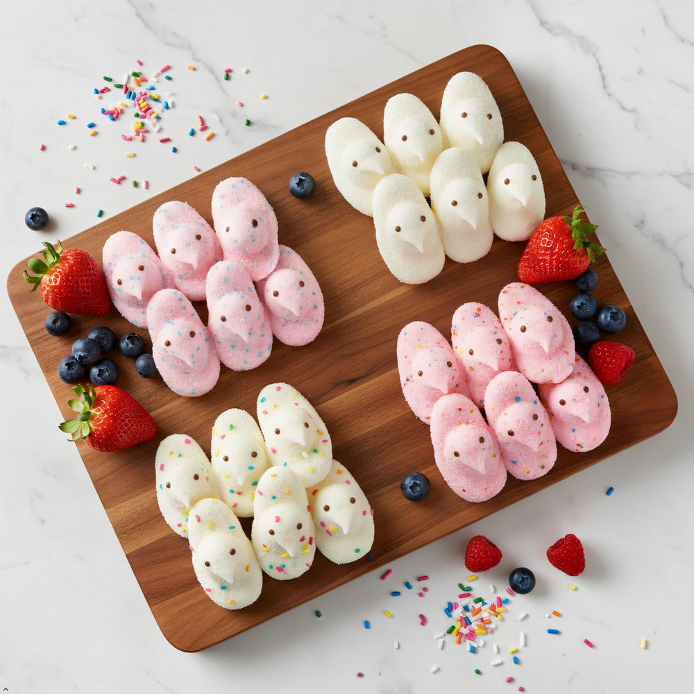 PEEPS All-flavors marshmallow chicks in a colorful assortment, great for sharing and gifting.