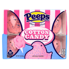 Peeps marshmallow chicks gift basket idea presents playful Easter decor and treats
