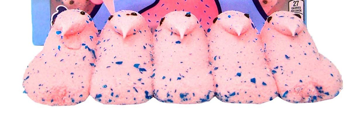 Peeps packaging display shows ready to sell 3 oz 10-count treat