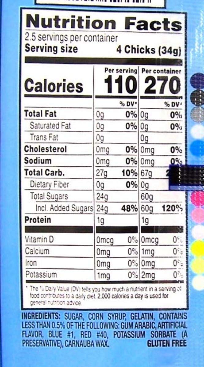 Peeps marshmallow chicks tray 3oz 10count highlights convenient size for gifting