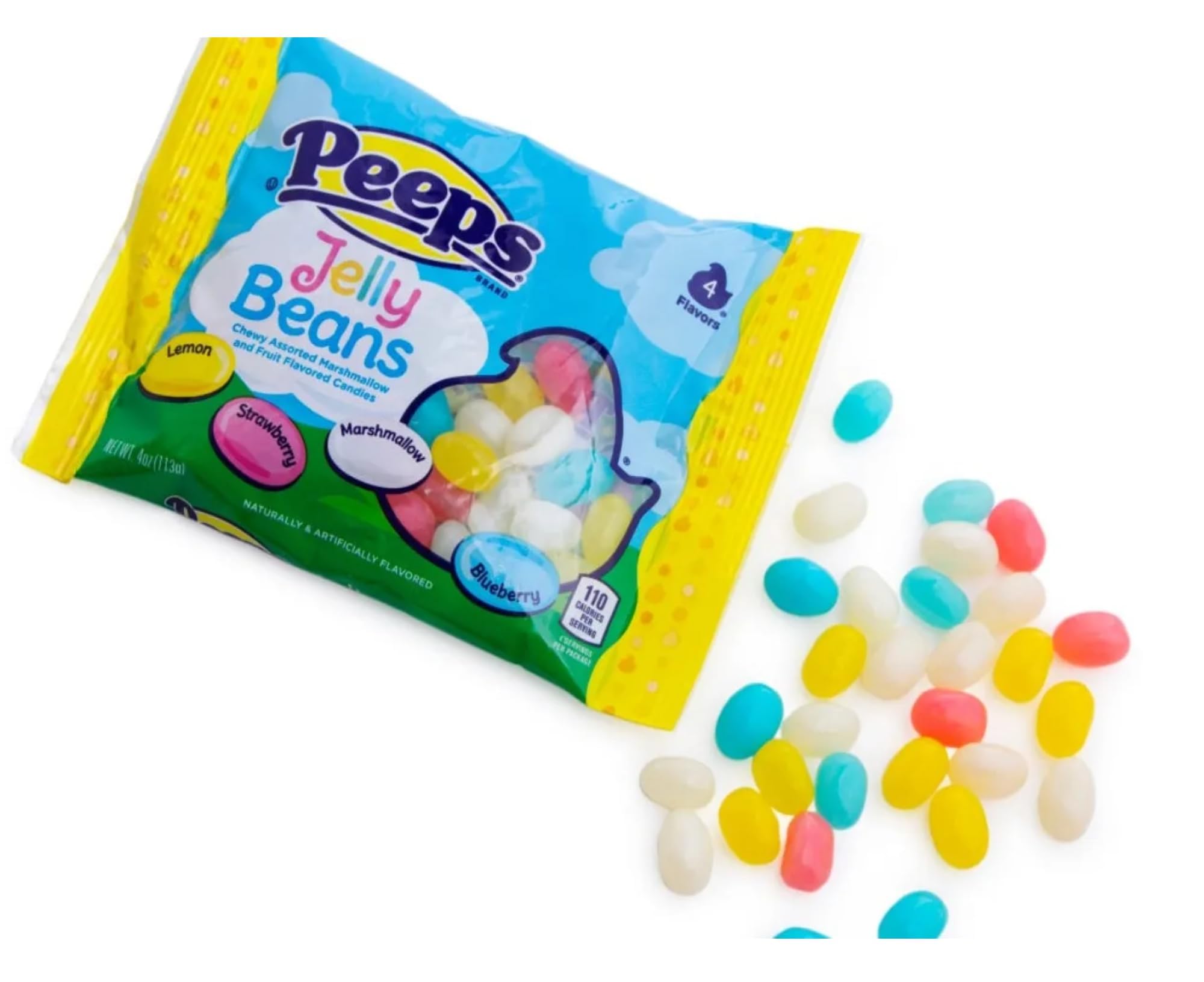 Colorful Peeps Jelly Beans in a bowl highlighting bright flavors
