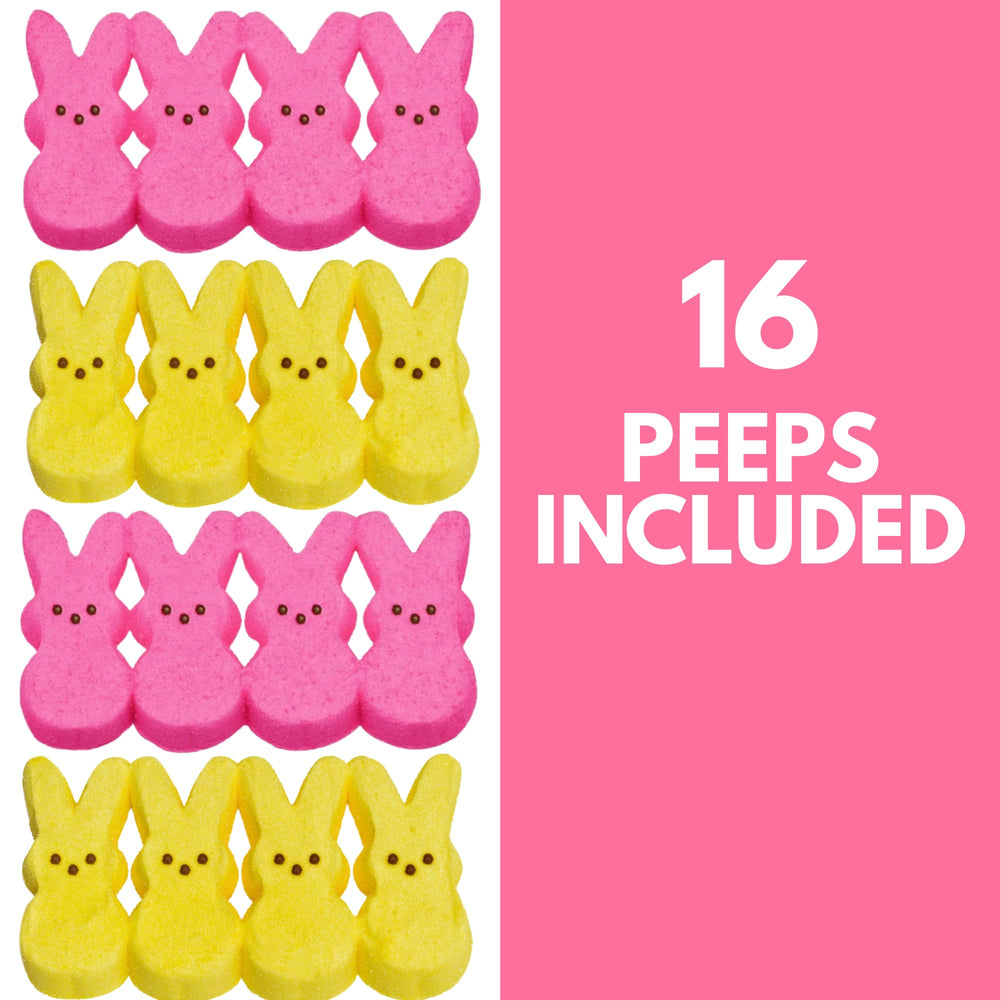 Peeps two-pack packaging displayed, convenient for sharing at gatherings
