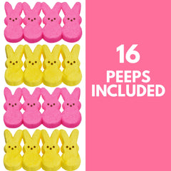 Peeps two-pack packaging displayed, convenient for sharing at gatherings