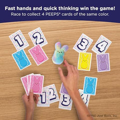 84 vibrant Peeps Take 4 cards for quick matching fun