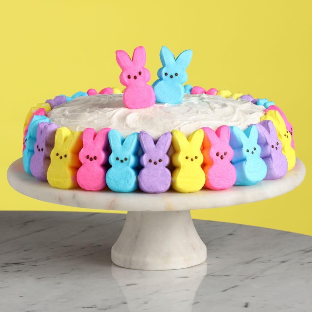 PEEPS three-box variety pack of marshmallow bunnies, great for celebrations.