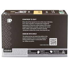 Front view of Peet's Big Bang K-Cups highlighting medium roast.