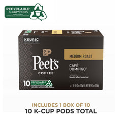 Arabica beans close-up from Peet's Coffee for premium flavor