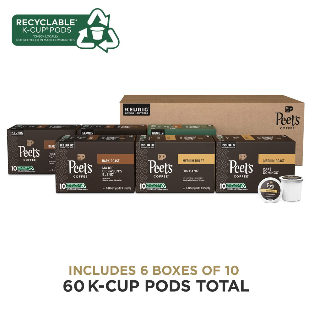 Peet's Coffee Big Bang pod, vibrant medium roast ready to brew