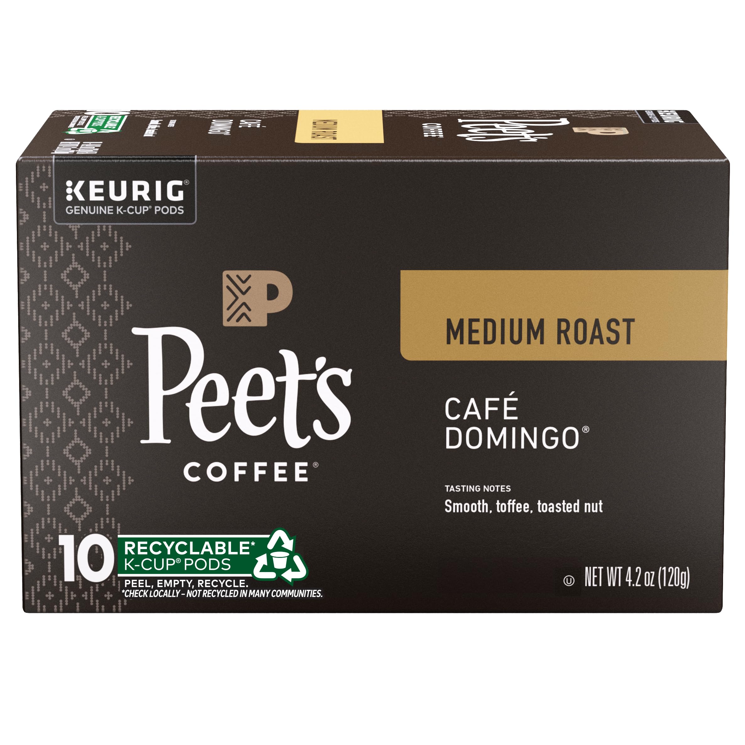Peet's Coffee Cafe Domingo pod ready for a balanced morning brew