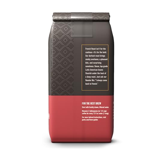 Dark roast batch roast showing smoky aroma and bold finish.